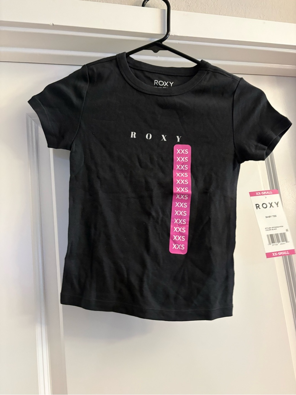 Roxy Black Short Sleeve Baby Tee